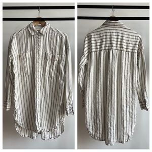 Everlane Way Long Linen Shirt